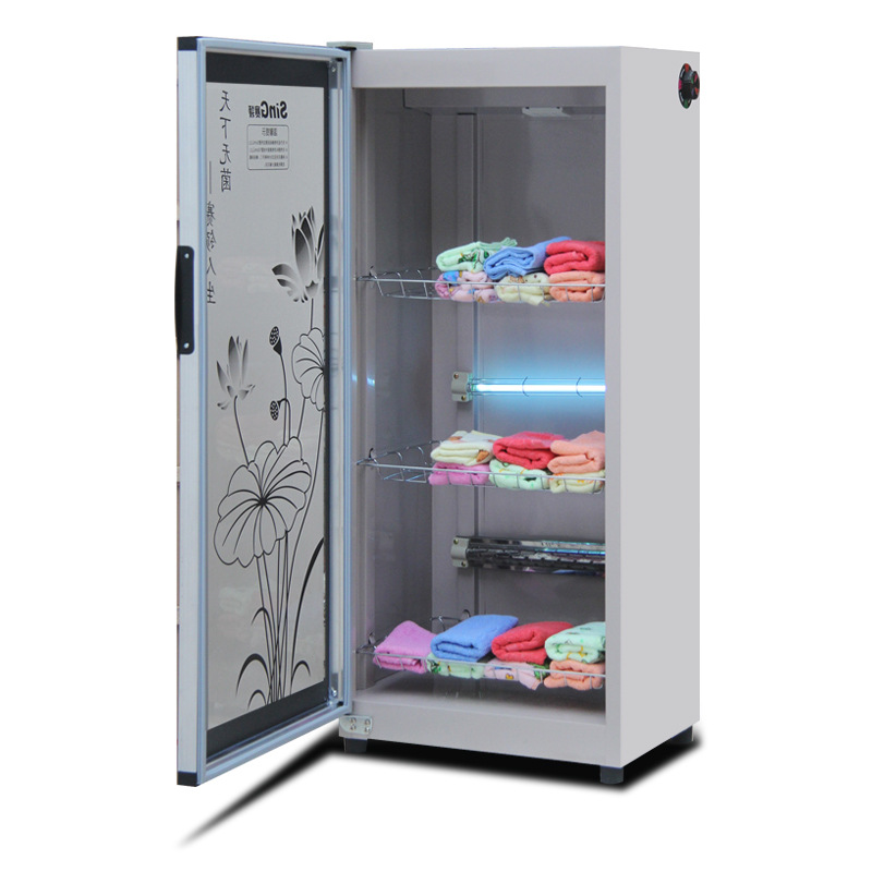 220L毛巾消毒柜紫外线臭氧美容院毛巾衣物消毒保洁柜立式商用