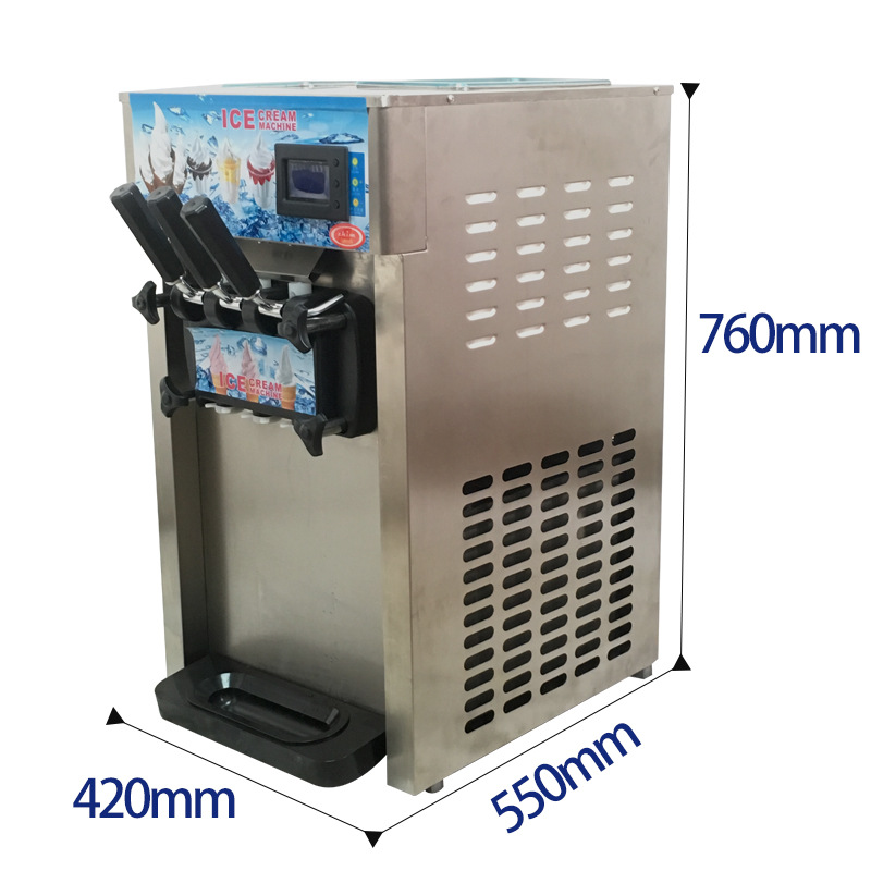 冰淇淋机商用小型冰淇淋机台式不锈钢雪糕机特价拿样 厂家直供