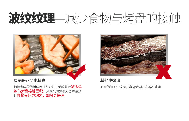 韩式无烟烧烤机烧烤炉韩式电烤炉家用商用铁板电烤盘烤肉锅不沾