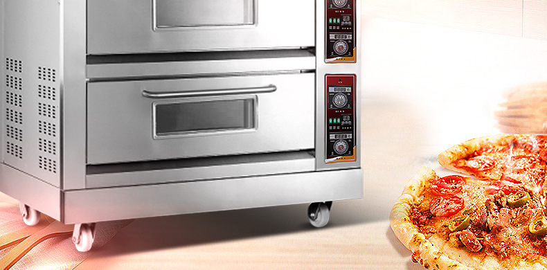 乐创 烤箱商用大型面包烘炉三层九盘电烤箱蛋糕面包披萨蛋挞 烤炉