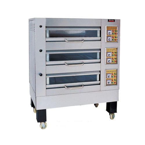 唯利安YXD-60S蒸汽喷雾式烤箱，商用三层六盘电烤箱，蛋糕店专用