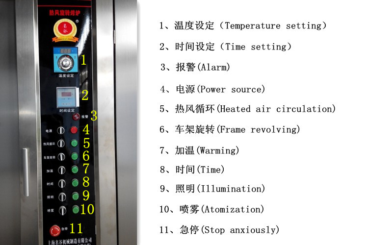 热销16层16盘热风旋转炉 立式旋转电烤箱 商用面包烤箱披萨烤箱