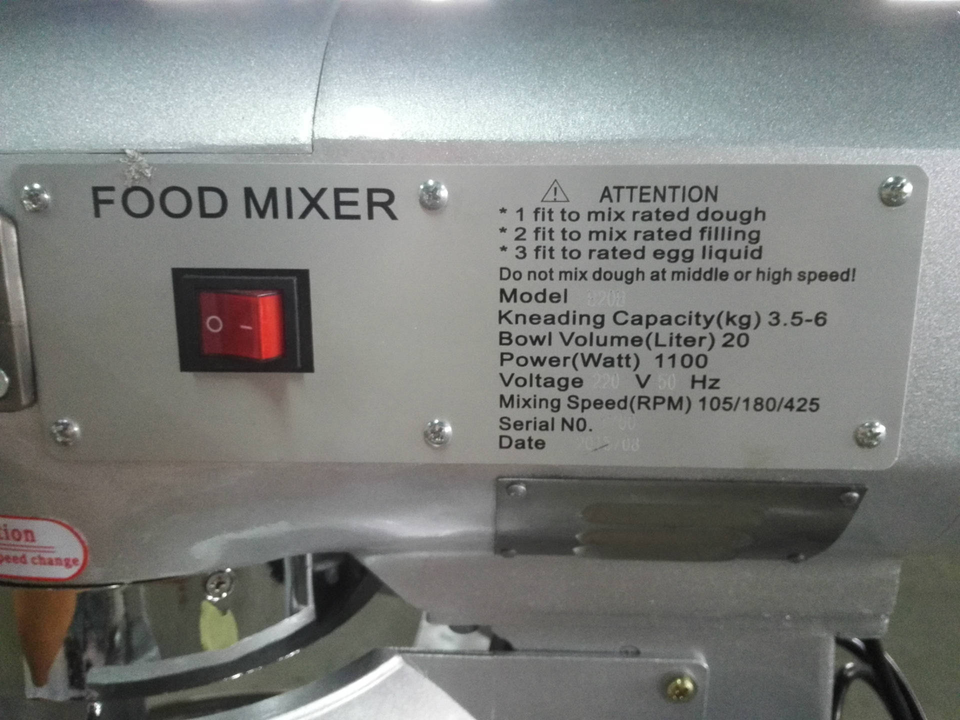 厂家直销商用电动20L打蛋机 鲜奶机 馅料搅拌机 面包房烘焙设备