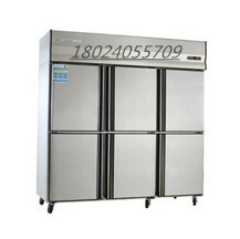 六门双机双温冷藏柜 厨房冰柜 商用立式 冰箱 冷柜 冷藏柜 冰柜