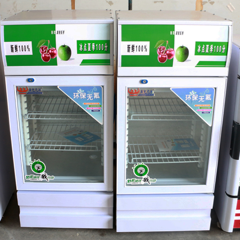 宜鑫佳啤酒柜饮料柜 立式蔬菜冷藏保鲜展示柜 单双门陈列柜
