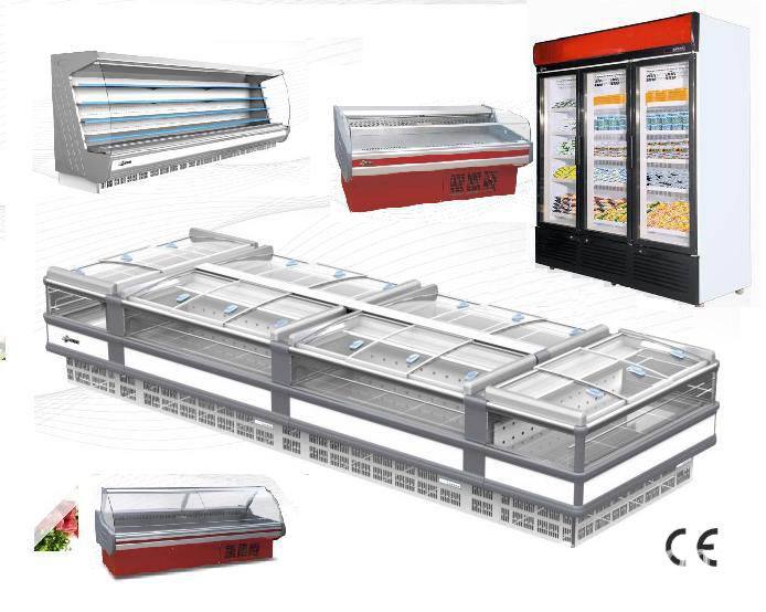 卧式岛柜 冷冻冰柜 低温柜 超市展示柜设备