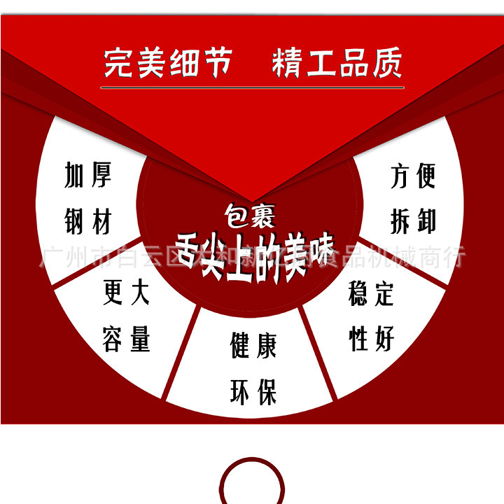 商用不锈钢裹粉台1000c裹粉台 可拆装裹粉台 汉堡专用果粉台