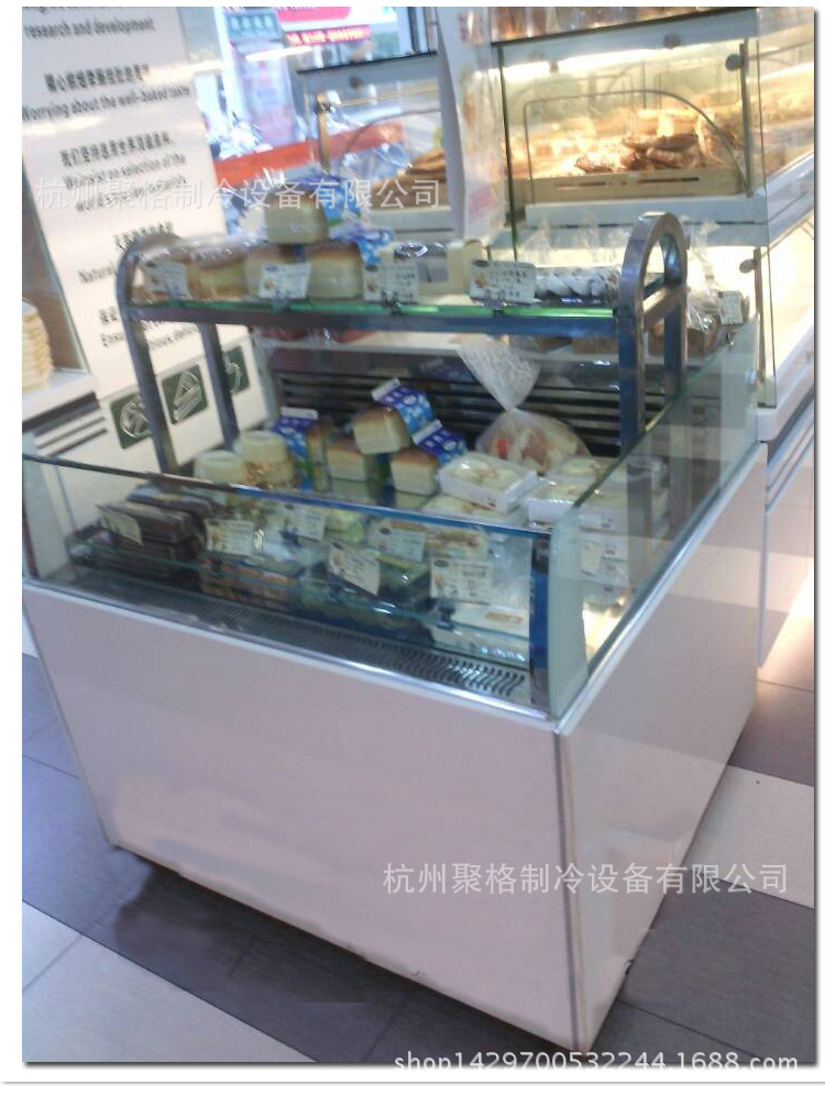 卧式商用敞开放式蛋糕柜冷藏保鲜熟食面包寿司西点甜品风冷展示柜