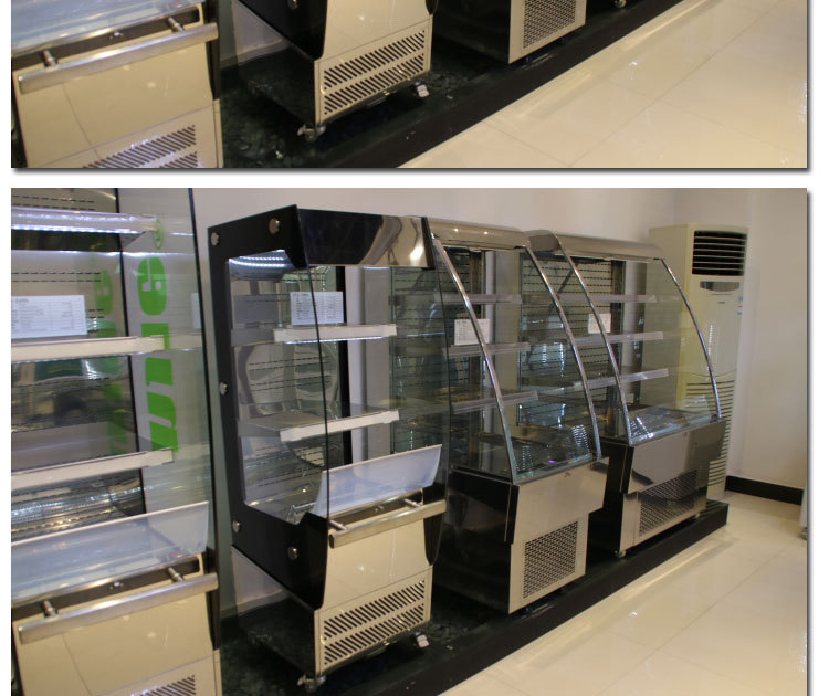 立式商用不锈钢风冷冷藏保鲜蛋糕面包水果寿司熟食点菜陈列展示柜