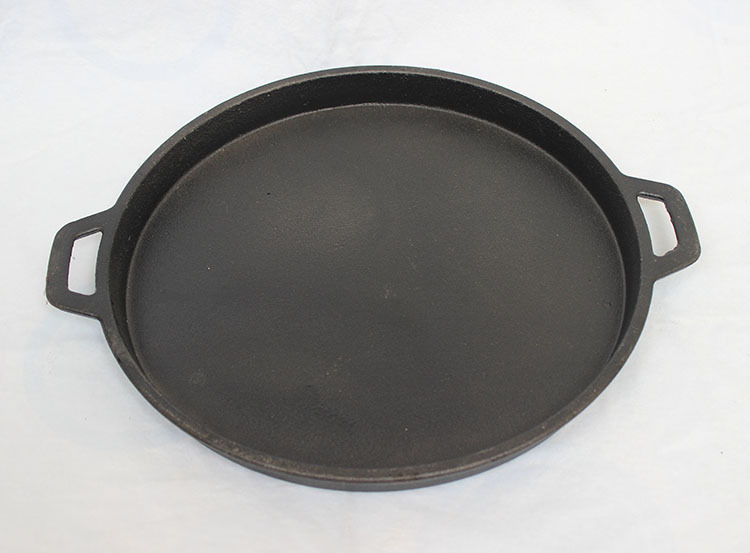 33厘米双耳韩式烧烤盘 铁板烧 铸铁烤盘 烤肉盘,商用铁板