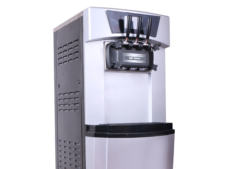 奇博士冰淇淋机机商用全自动 立式雪糕机三色甜筒机 软冰激凌机器