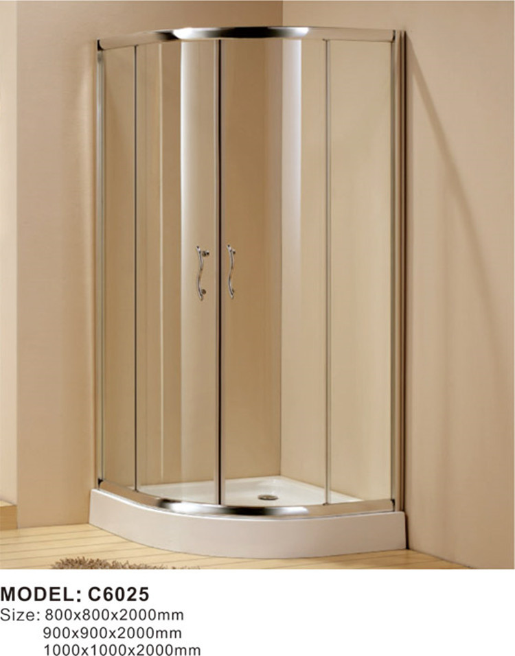 铝合金淋浴房酒店建议钢化玻璃淋浴房整体淋浴房C6024 厂家批发