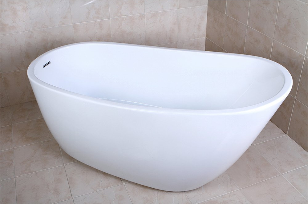 普通酒店白色亚克力浴缸 独立式浴缸 成人沐浴桶泡澡浴缸A-57
