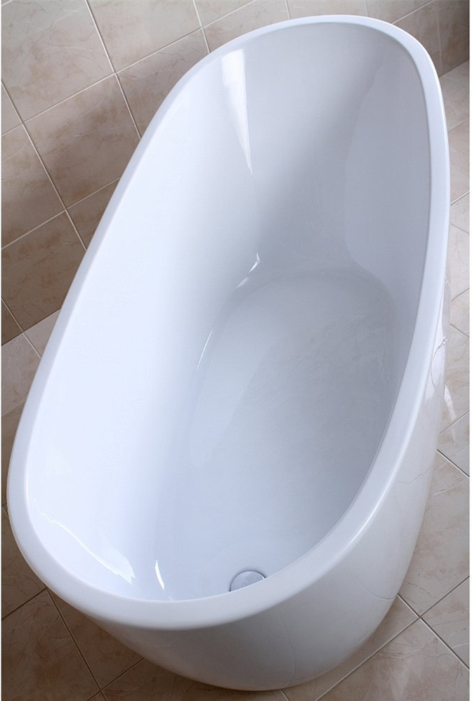 普通酒店白色亚克力浴缸 独立式浴缸 成人沐浴桶泡澡浴缸A-57