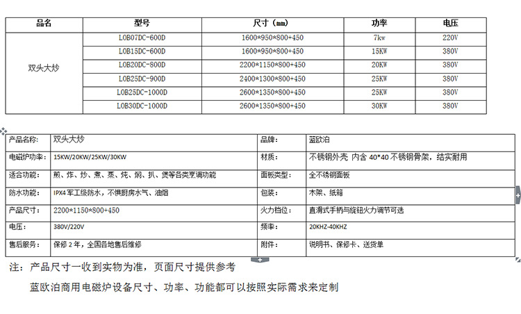 商用电磁炉 商用双头大锅灶 大功电磁炉 节能炉