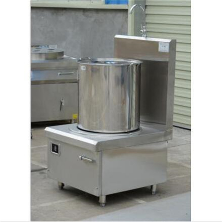 餐厅专用商用电磁炉单头矮汤炉大功率不锈钢厨房设备厂家直销