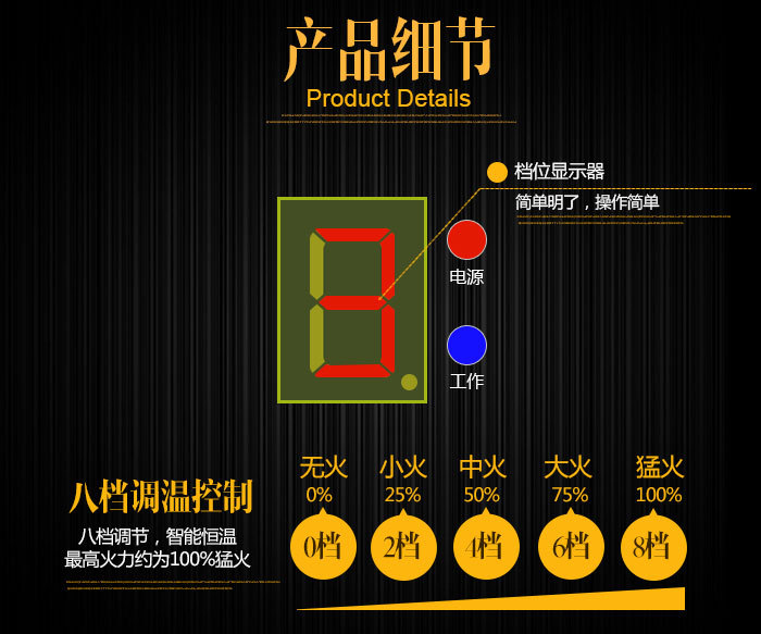 嵌入式电磁平面炉5kw 保修两年 厂家直销 商用火锅电磁炉 包邮