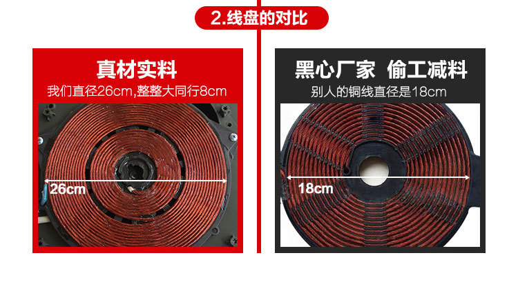 厨禾商用电磁炉台式大功率电磁炉商用电磁平面炉5KW七天包退换