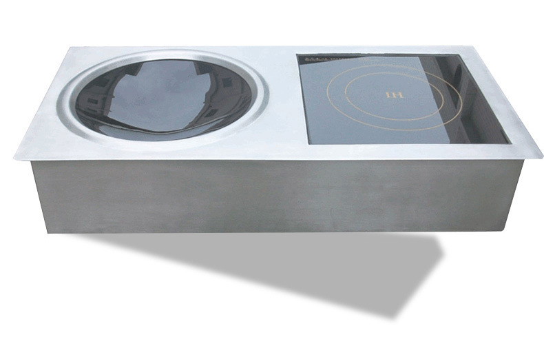 方孔嵌入式组合炉 多功能商用电磁平凹组合炉 低碳环保电磁炉供应