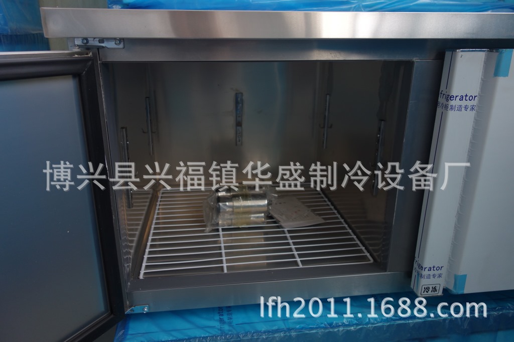 供应1.2 1.5 1.8米冷藏冷冻双温保鲜工作台 双温操作台