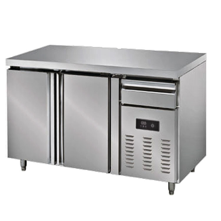 厂家直销不锈钢三门保鲜工作台，冷冻工作台 餐厅厨房设备