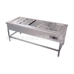 不锈钢6格保温售饭台车餐车保温工作台厨房设备厂家直销可定制