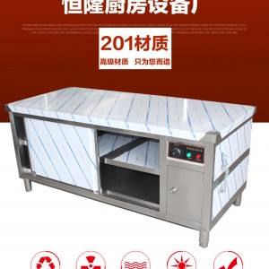 生产供应 循环暖碟柜 不锈钢保温暖碟台 不锈钢双面推拉门柜子