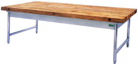 厂家直供木面案板台、木面工作台、松木面包案板台