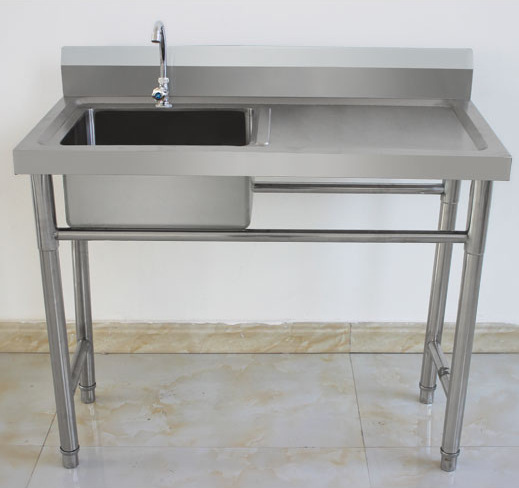 不锈钢拆装式单星洗刷台洗刷池商用厨房设备洗碗池水池水槽
